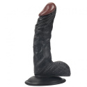 Rocket john 7,3 inch black realistic dildo 7,3 inch / 18,5 cm